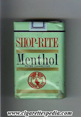 shop rite menthol ks 20 s unknown country