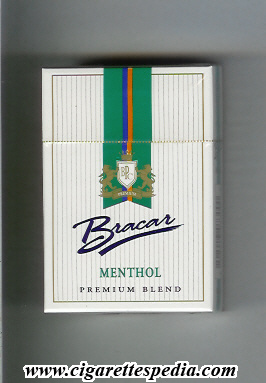 bracar menthol premium blend ks 20 h india