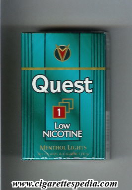 quest 1 low nicotine menthol lights ks 20 h usa