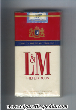 l m quality american tobaccos filter l 20 s argentina usa