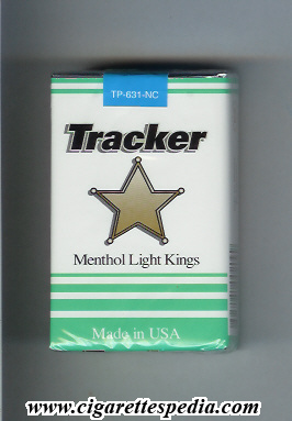 tracker menthol light ks 20 s usa