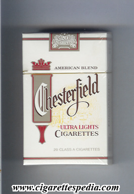 chesterfield american blend ultra lights ks 20 h ukraine switzerland