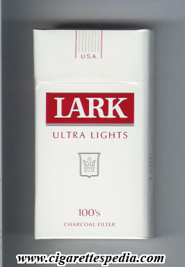 lark charcoal filter ultra lights l 20 h white red japan usa