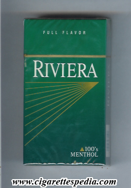 riviera american version design 2 full flavor menthol l 20 h usa