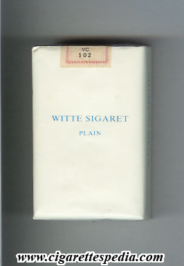 witte sigaret plain ks 20 s holland