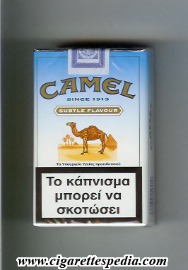 camel since 1913 subtle flavour ks 20 s blue germany greece
