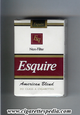 esquire american blend non filter ks 20 s usa india
