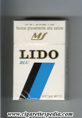 lido design 1 blu extra mild ks 20 h italy
