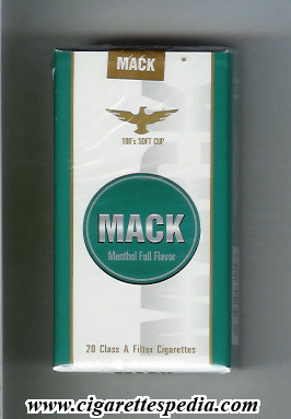 mack menthol full flavor l 20 s brazil usa
