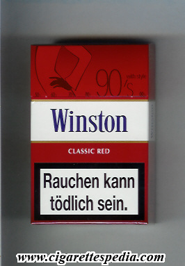 winston collection version classic red 90 s ks 20 h germany