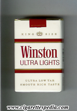 winston ultra lights ks 20 s usa