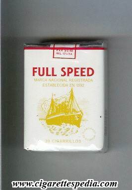 speed cigarette Full Speed (ecuadorian version) S-20-S - Ecuador
