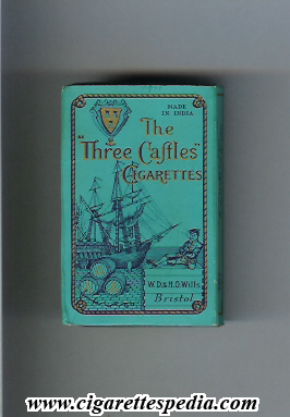 the three castles s 10 h green with picture india england