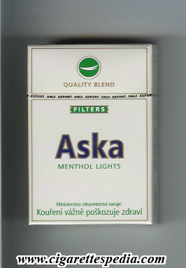 aska quality blend filters menthol lights ks 20 h czechia vietnam