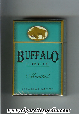 buffalo peruvian version filter de luxe menthol ks 20 h peru