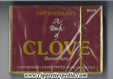 nat sherman s a touch of clove white s 20 b usa