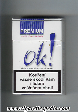 ok premium american blend ks 20 h classic white blue czechia