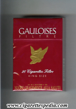 gauloises filtre ks 20 h red france