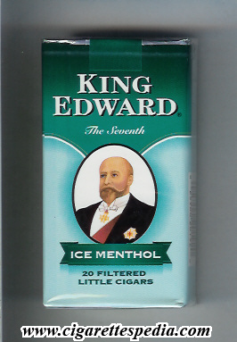 king edward little cigars ice menthol l 20 s usa