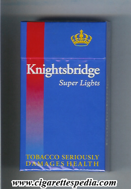 knightsbridge design 2 super lights l 20 h light blue red england