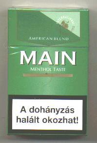 main action filter menthol taste ks 20 h green denmark