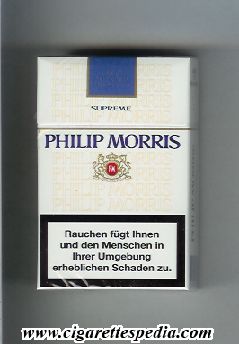 philip morris design 6 supreme ks 20 h switzerland