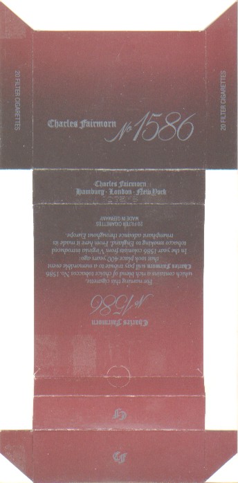 charles fairmorn tobacco Charles Fairmorn (No 1586) (red) KS-20-H - Germany