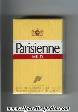 parisien cigarette Parisienne (Mild) KS-20-H (yellow) - Switzerland