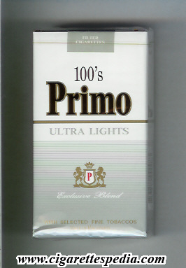 primo exclusive blend ultra lights l 20 s macedonia