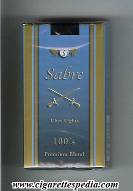 sabre colombian version premium blend ultra lights l 20 s colombia
