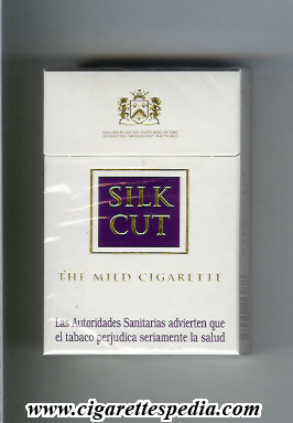 silk cut the mild cigarette ks 20 h white violet spain england