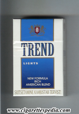trend finnish version new formula rich american blend lights ks 20 h finland