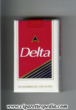 delta costarrican version cigarrillos con filtro ks 20 s costa rica