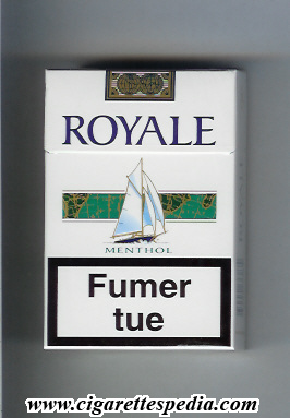 royale french version royale in the top with map menthol ks 20 h white green france