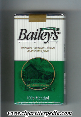bailey s family menthol l 20 s usa