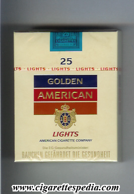 golden american with emblem on the middle lights ks 25 h yellow germany