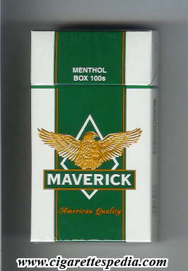 maverick american version colour design menthol l 20 h white green yellow usa