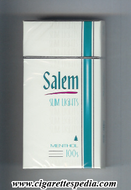 salem with red line slim lights menthol l 20 h japan usa