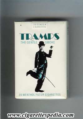 tramps design 1 the gentle smoke menthol ks 20 s usa