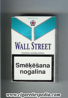 Cigarettes Wall Street