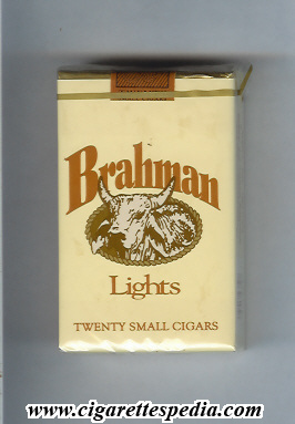 brahman lights small cigars ks 20 s usa