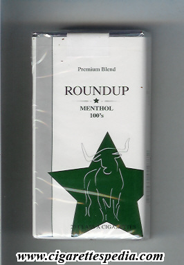 roundup premium blend menthol l 20 s india