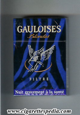 gauloises blondes collection design liberte toujours zebre filtre ks 20 h blue france