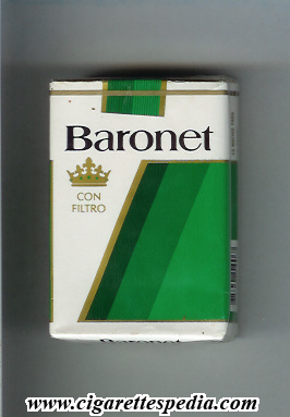baronet design 2 con filtro ks 20 s mentolados mexico