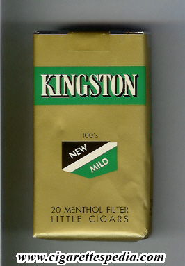 kingston new mild menthol filter little cigars l 20 s usa