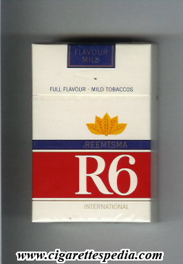 r6 international full flavour mild tobaccos flavour mild ks 20 h germany
