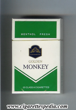 golden monkey menthol fresh ks 20 h white green roumania china