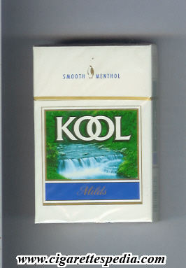 kool design 3 with waterfall milds menthol ks 20 h usa