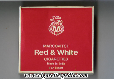 red white marcovitch s 20 b red india