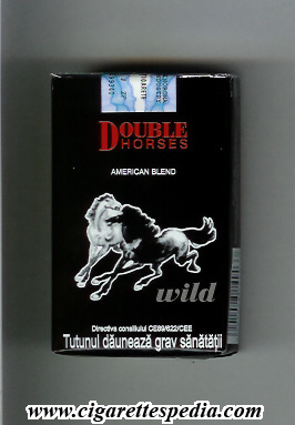 double horses wild american blend ks 20 s black roumania china